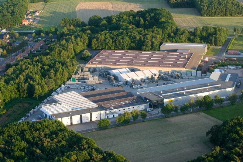 Veldeman tentconstructie voor uitbreiding bedrijfssite