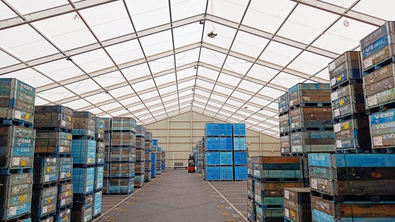 tijdelijke opslagtent